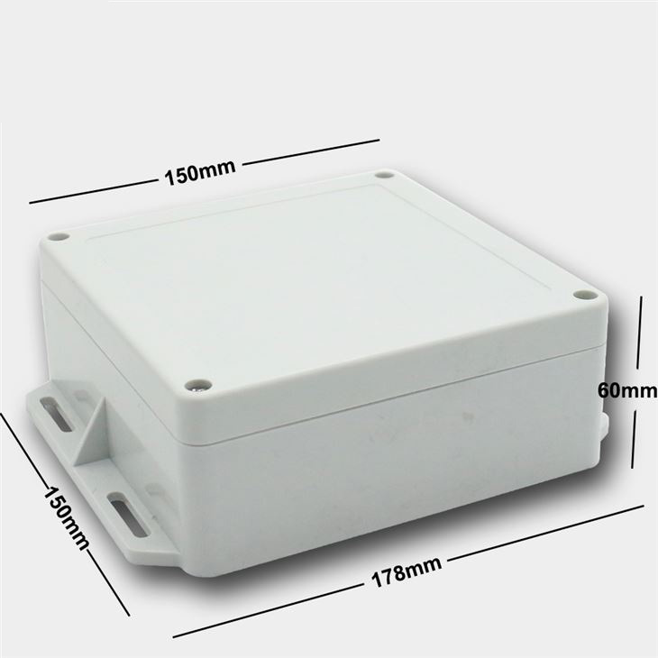 Caixa de instrumento com flange de montagem